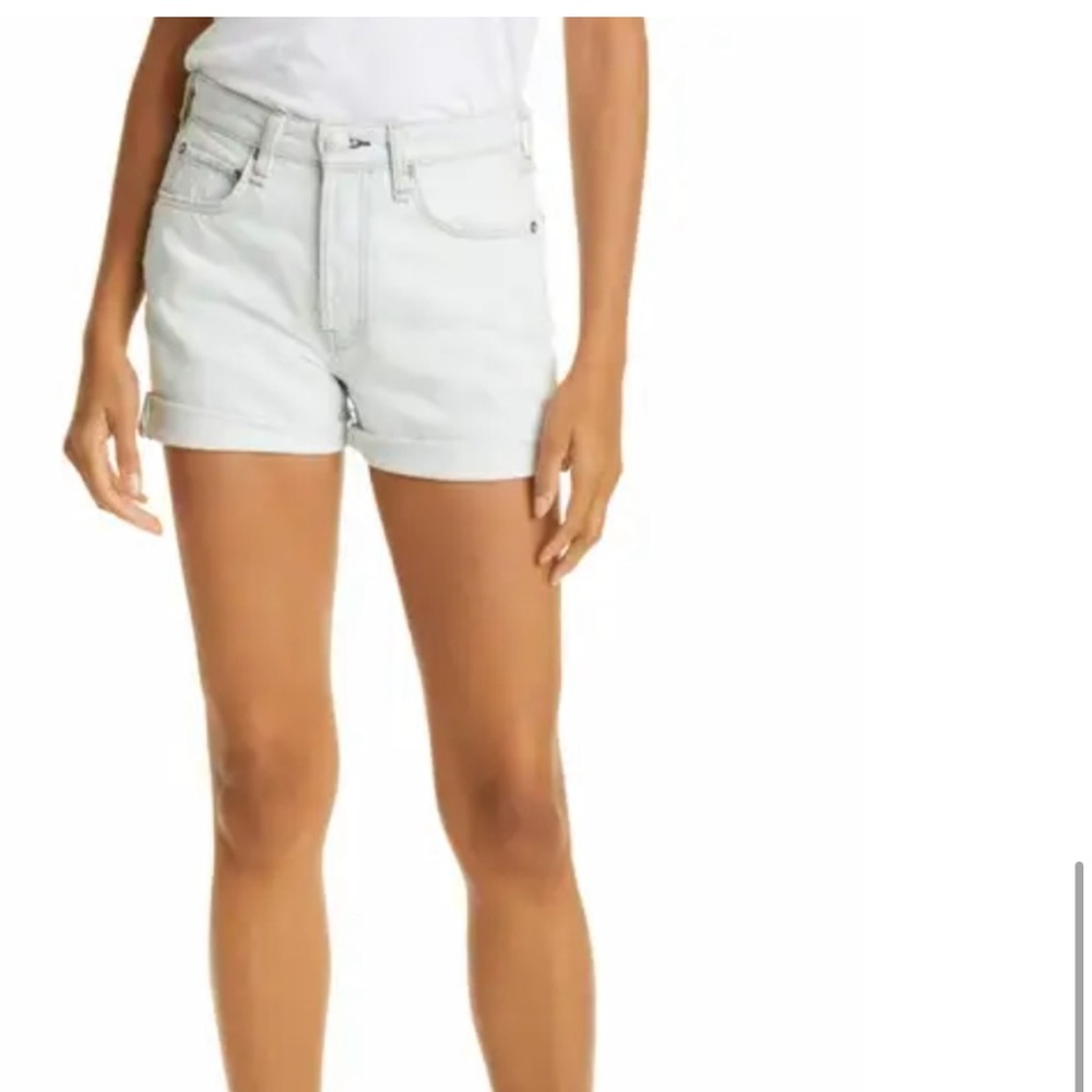 Rag & bone maya high-rise shorts size 25